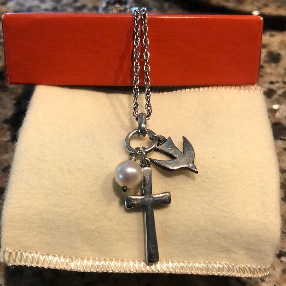 Faithful Spirit Pendant with Cultured Pearl